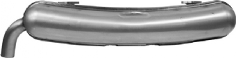 Einddemper, RVS. met TÜV/EEC goedkeuring 90111101105