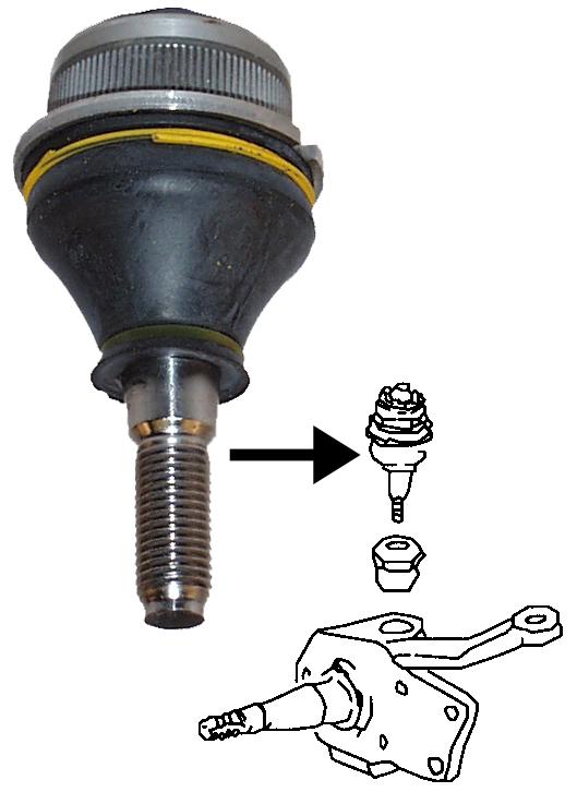 Fuseekogel verlaagd boven per stuk