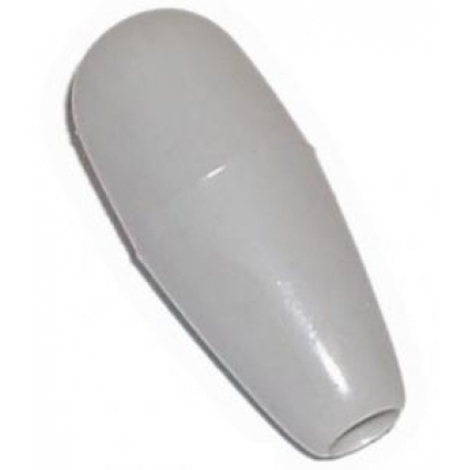 Knop richtingaangever schakelaar zilver beige. Kever 10/1952 T/M 7/1966 (export T/M 7/1959). Karmann Ghia T/M 7/1959. Bus 3/1955 T/M 7/1965 113953541