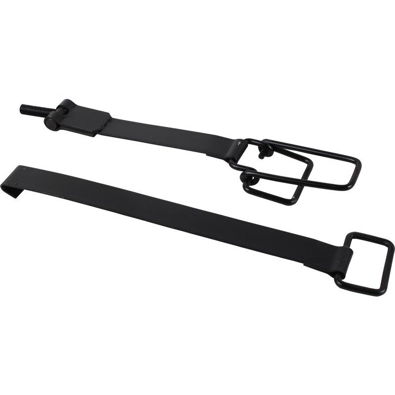 Accu klem set (2 stuks), RVS, zwart 90161102800