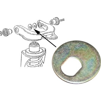 Excenterring bovenste draagarm T25 / T3 (dikte 4 mm) 251407133A Per stuk