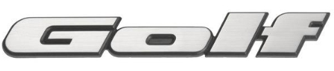 Golf embleem voor achterklep Golf 2 (1988>) 191853687J