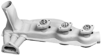 Warmtewisselaar, links/ rechts 911 3.2 / 3.3, geverfd 93021102901