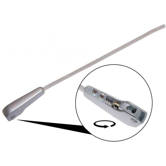 Ruitenwisserarm links of rechts (grijs) (per stuk). Bus 8/1964 T/M 7/1967 221955407A