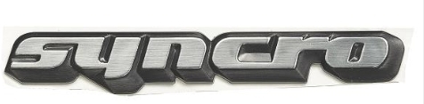 Achterklep embleem "syncro" T25/T3 251853675