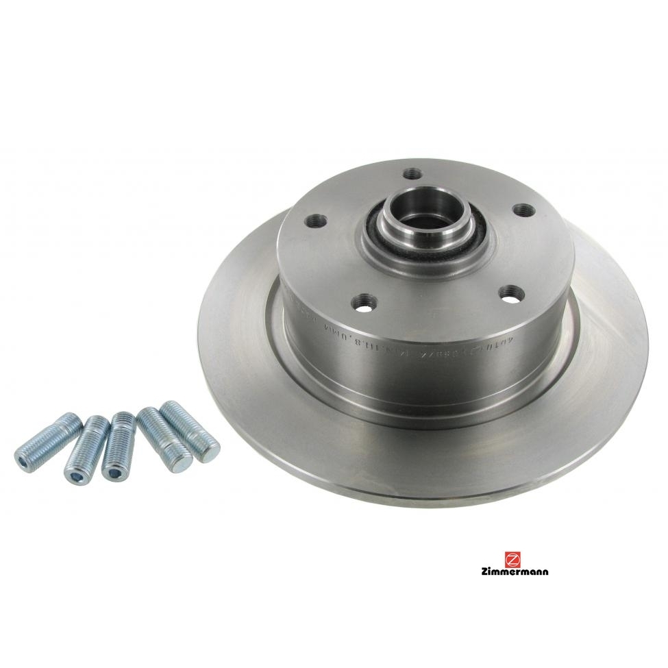 Remschijf voorzijde 5 x 130 mm inclusief wieldraadeinden (per stuk)