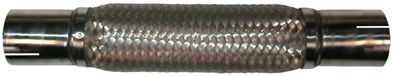 Flexibel uitlaatdeel, 50/54x344 mm, RVS