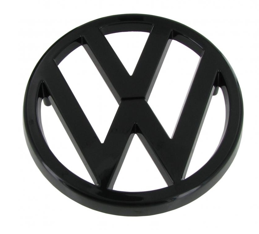 Grille embleem zwart 95mm 171853601