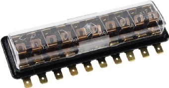 Zekeringkast met deksel Kever / Karmann (10 zekeringen) 111937505F