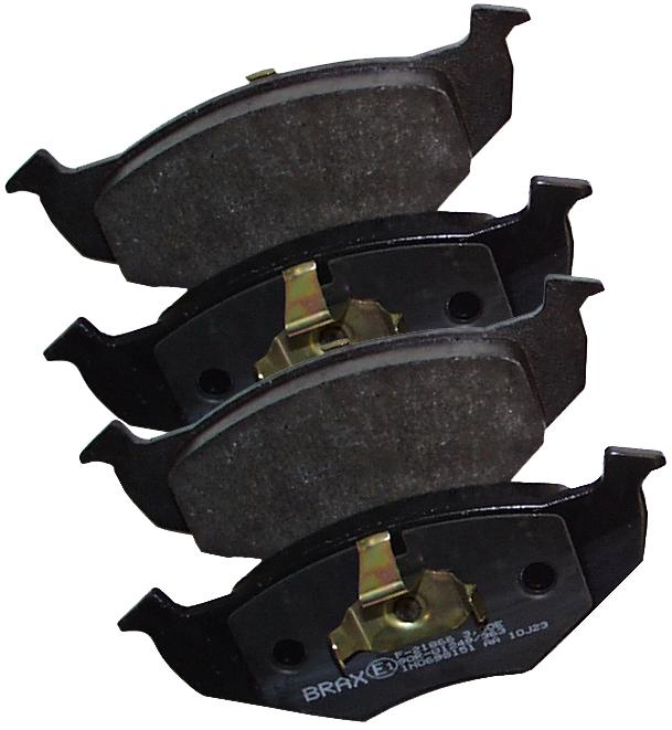 Remblokkenset, voorzijde, 19.7 mm (BRAX) 1H0698151A               