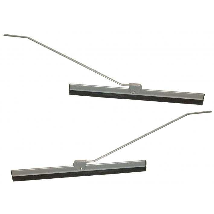 Ruitenwisserarm (incl blad) 185 mm blad (grijs) (Set). Kever 1/1954 T/M 7/1957 113955421/22A