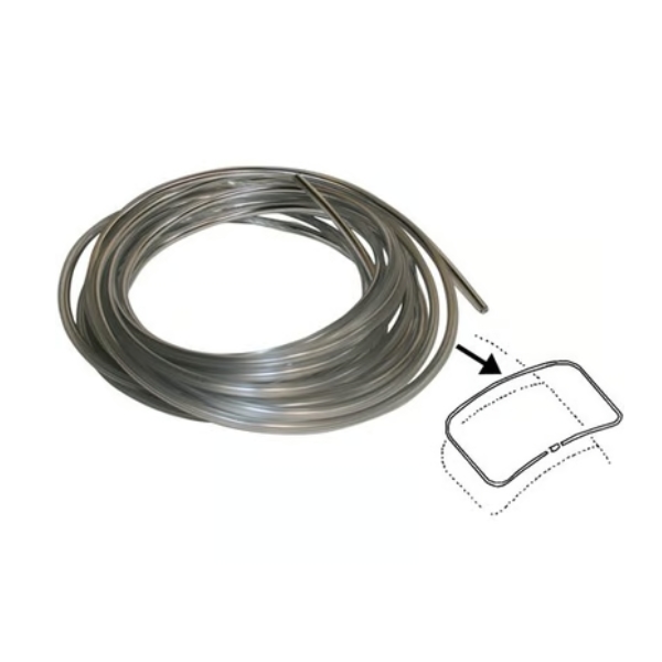 Chromen pees voor in voorruitrubber Kever / T2 / T25 / T3 10meter