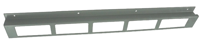 Koelkast ventilatierooster Westfalia RVS grijs 