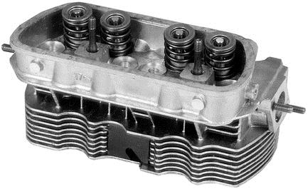 Cilinderkop, "044", compleet. 50% sterker dan stadd "040". 044101355C