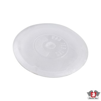 Afdekking transparant wit 25mm 211831449