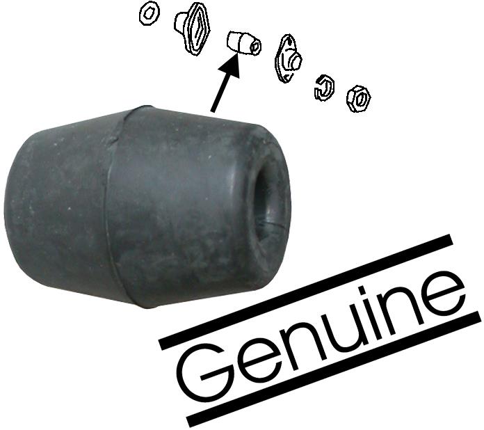 Aanslagrubber vering (aan torsiestaaf) Kever / Karmann 113501813
