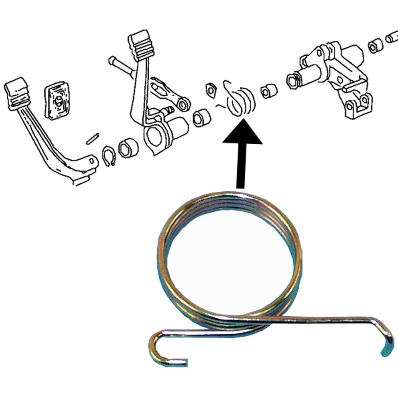 Veer voor rempedaal 131721163