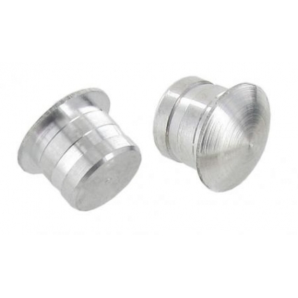 Achterbank bagagerek einddoppen (aluminium) (Set). Bus 4/1955 T/M 2/1961 241853459A