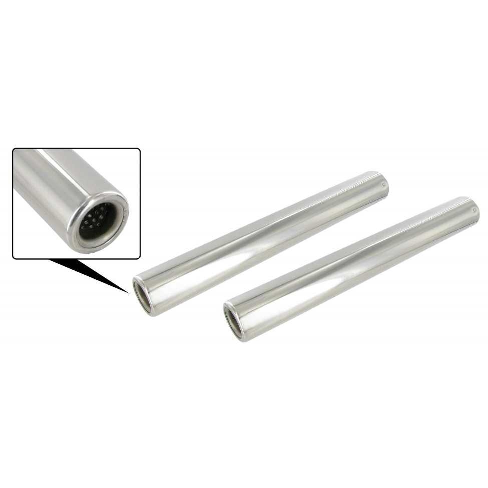 Uitlaatpijpjes RVS (lengte 250 mm) (Set). Kever 8/1967 T/M 7/1972. Type 1 motoren 113251163C