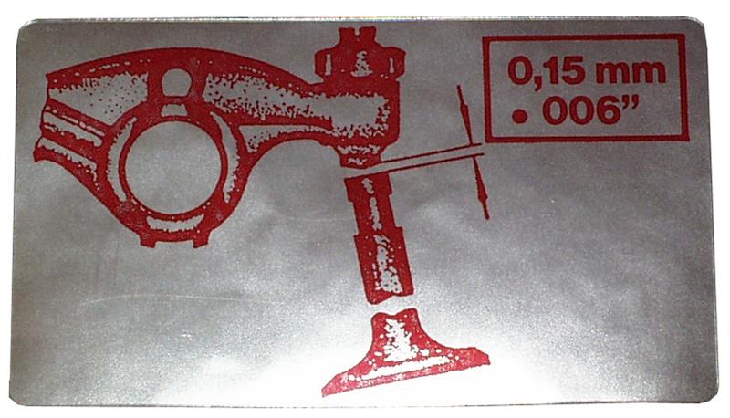 Sticker, klepspeling