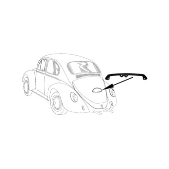 Rubber voor kentekenverlichting, Brazil 111943191E