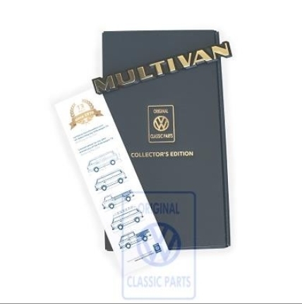 Achterklep embleem "Multivan" in goud 40th anniversary 