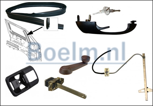 Portieren en achterklep