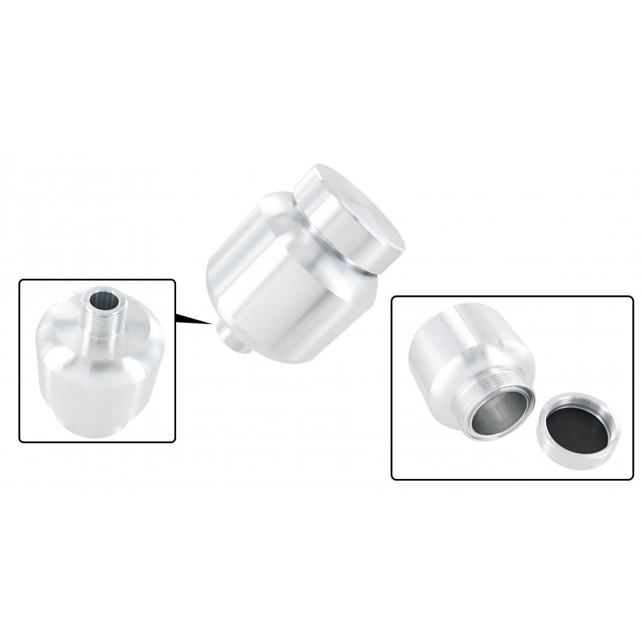 Aluminium remvloeistof reservoir. Kever T/M 12/1953. Bus T/M 7/1966 