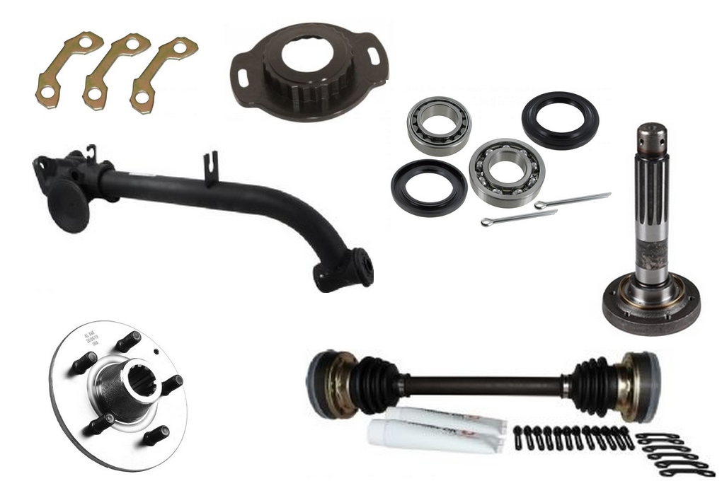 Achteras, aandrijving en toebehoren