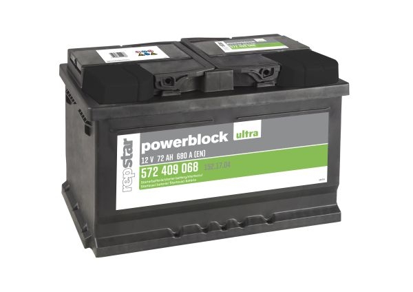 Accu 12v 72AH/680A (B13)** AFHAAL