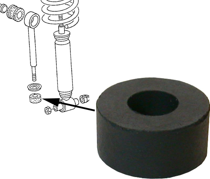 Stabilisator verbindingsstang rubber (T3 bus 05/79-09/84) 251411039