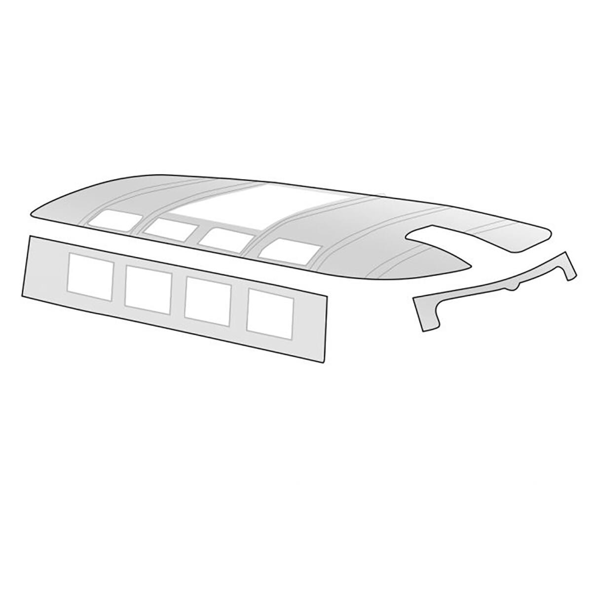Dakhemel, vinyl, met schuifdak T1 Bus 03/55-07/63