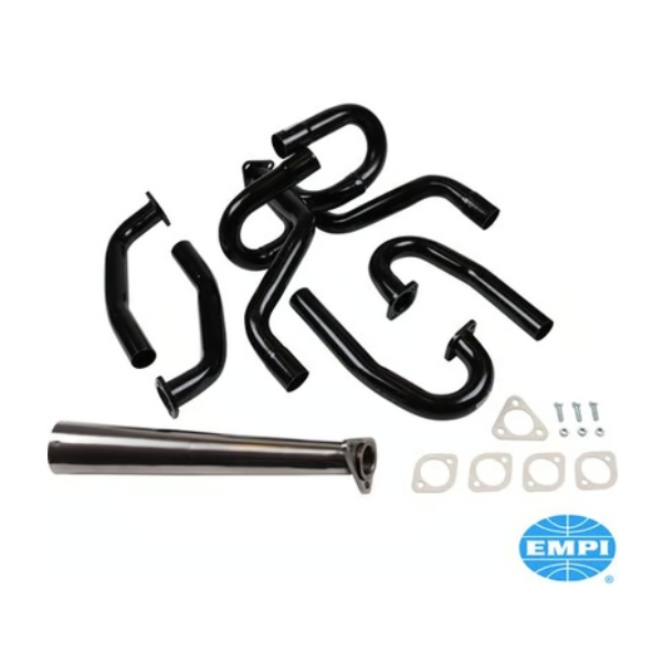 Uitlaat Competition zwart gespoten (41 mm buis)