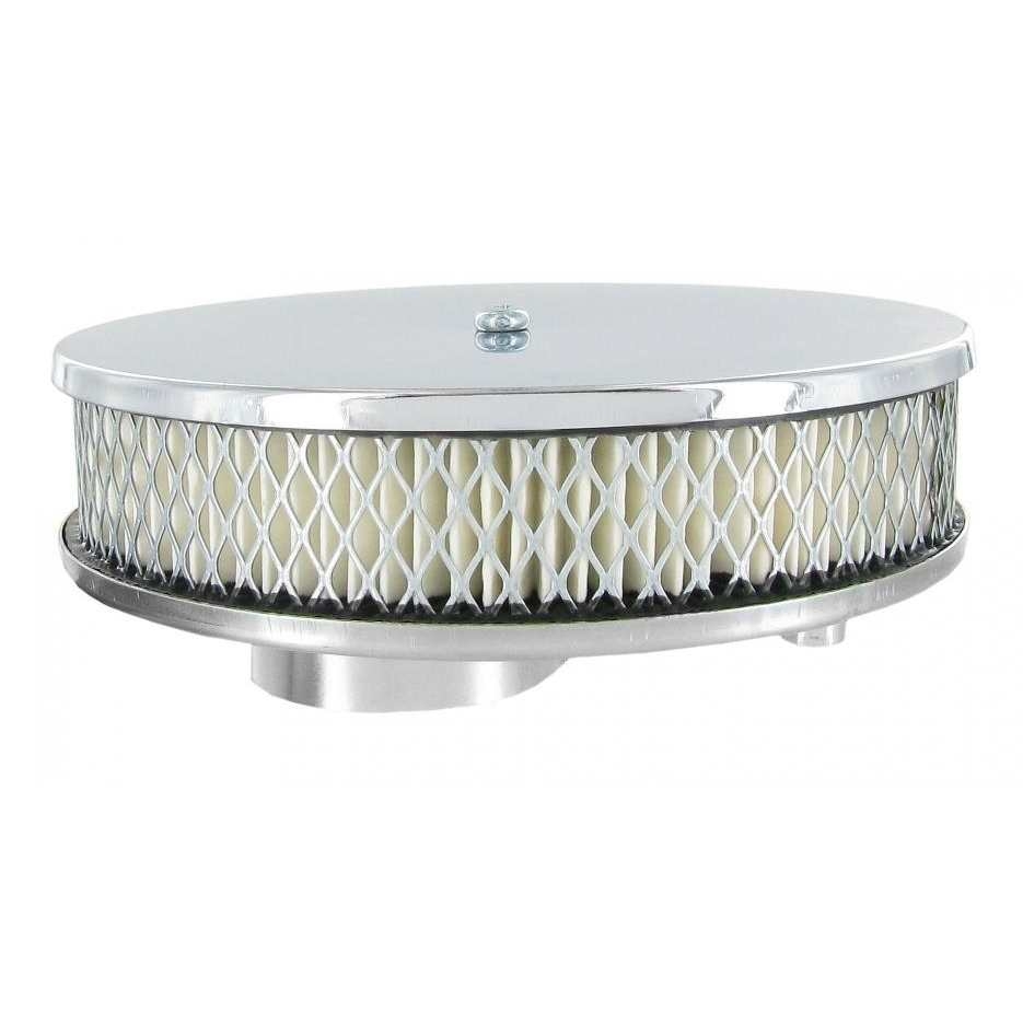 Luchtfilter "Super Low" chroom Ø162 mm hoog 57mm per stuk