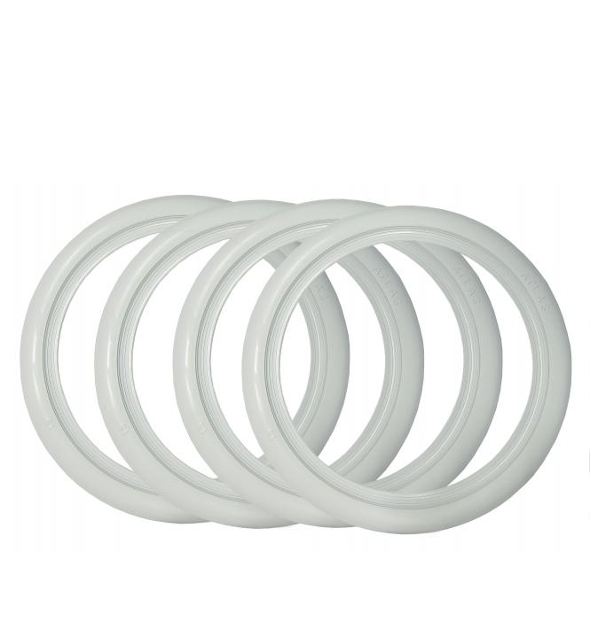 White Wall bandringen 4.5 cm 4 stuks. 16 inch wielen 