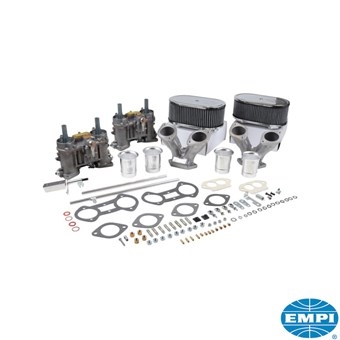 Carburateur set 48 EPC, met korte inlaat spruitstukken en luchtfilters