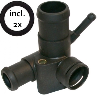 Flens koelvloeistof met afdichtring 028121132A