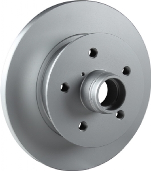 Remschijf (Per stuk) vooras T3 bus 258x16 mm gecoat 251407617K 