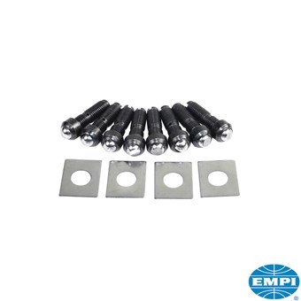 Klepstelbouten met drukkogels, M8x1, 8 stuks