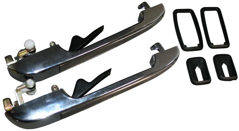  Chromen deurgrepen achterportieren oa Golf 1 en 2 TU837021