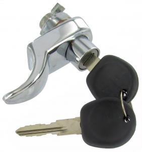 Laadklep handgreep met slot chroom. T2A 211829231G