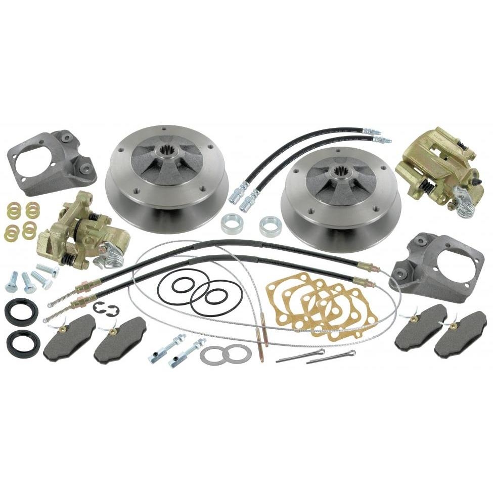 Schijfremmen set achter (5 x 205 mm)