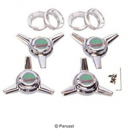 Knock-off naafdop 3 spaaks 4 stuks (Opruiming)