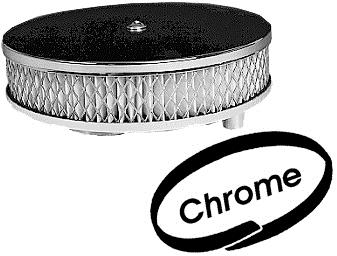 Luchtfilter Chroom. Fits stock Carburateurs 