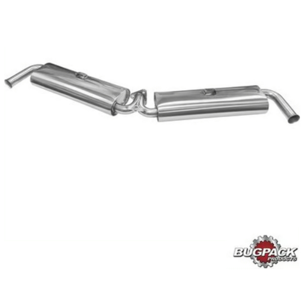 Uitlaatsysteem, Dual Quiet, RVS 