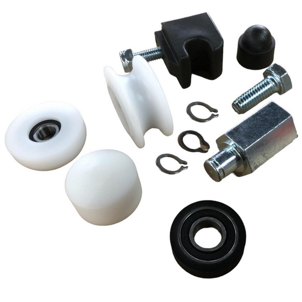 Schuifdeur rollager set nylon (Veel stiller) T25 / T3 bus tot 8/1984