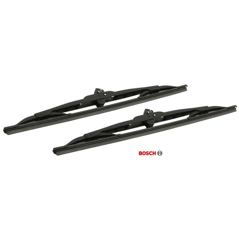 Ruitenwisser bladen (zwart) 380 mm (Set). Kever 1303. Type 3 1971 (ch 312 2158 628) en later (aanbevolen voor # 2407) 133955425C