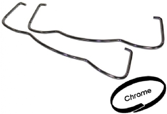 Spanbeugel kleppendeksel voor AC101401, chrome 043101487