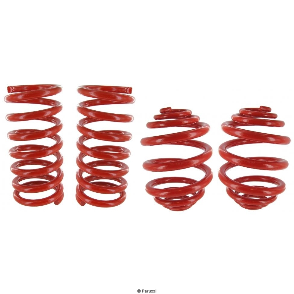 Verlaagde veren 45mm (set van 4). T25/T3 bus (behalve Syncro) 