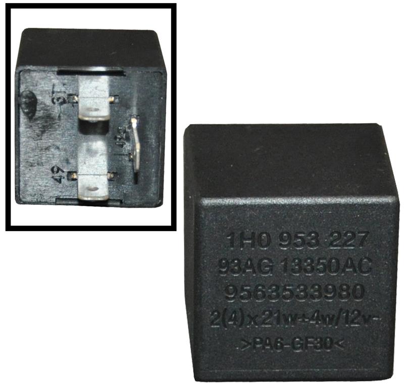 Relais voor Knipperlicht / alarmlicht  4x21W